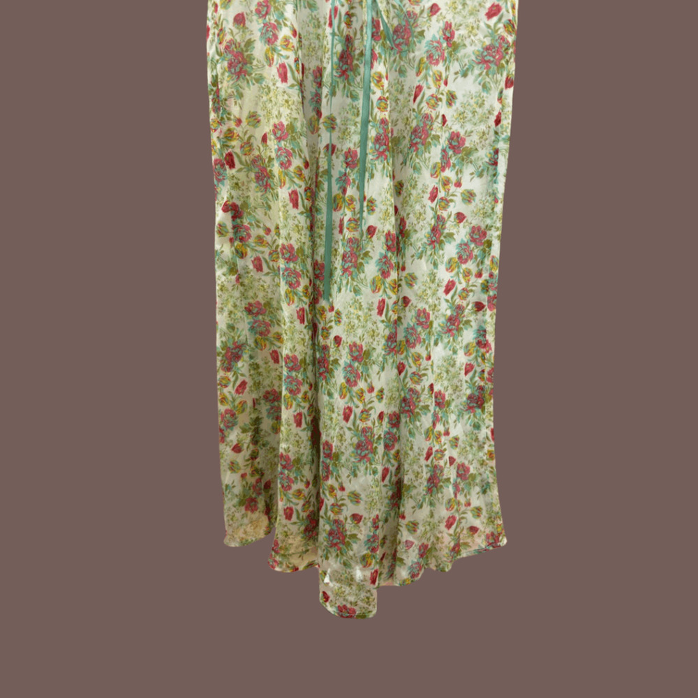 Shoshanna Midi Dress | Floral Ribbon Detail | Size 6 | Vintage - Picture 2 of 7